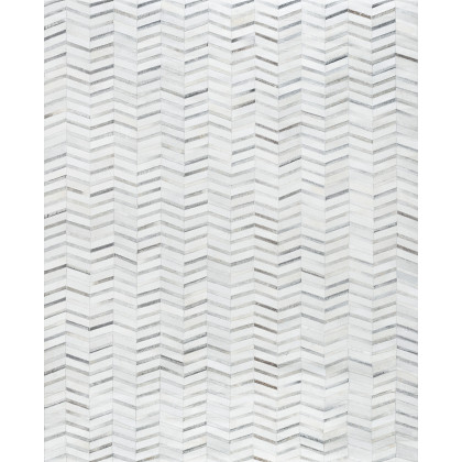 Pasargad - Hand-Loomed Cowhide Silver Area Rug PTX-4685