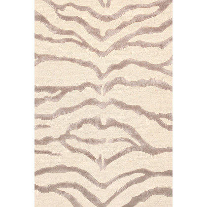 Pasargad Edgy Collection Hand-Tufted Ivory Silk and Wool Area Rug (PVCSK-03 10X14) - 117'' x 165''