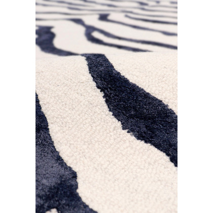 Pasargad Edgy Collection Hand-Tufted Silk and Wool Area Rug (PVCSK-04 8X10) - 93'' x 117''