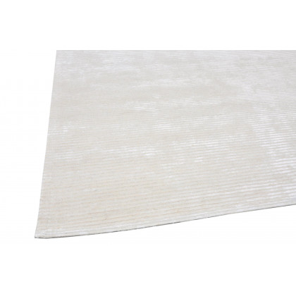 Pasargad Edgy Collection Hand-Tufted Bamboo Silk/Wool Area Rug - Beige, 60" x 96" (pvny-1 5x8)