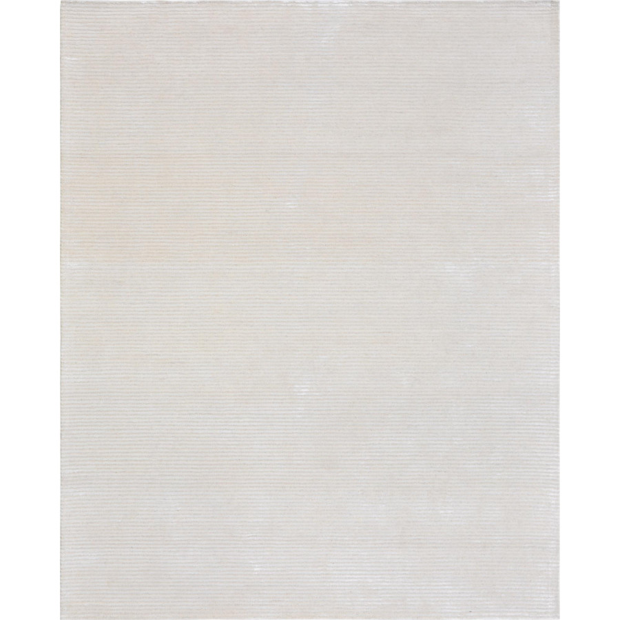Pasargad Edgy Collection Tufted Bamboo Silk/Wool Area Rug - Beige, 105" x 141" (pvny-1 9x12)