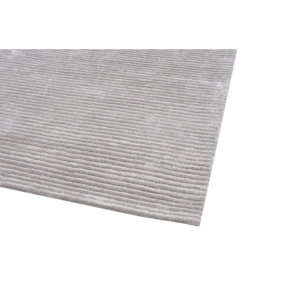 Pasargad Edgy Collection Hand-Tufted Bamboo Silk/Wool Area Rug - Silver/Gray, 93" x 117" (pvny-11 8x10)