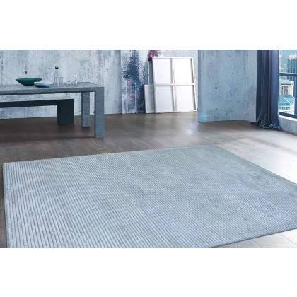 Pasargad Edgy Collection Hand-Tufted Silk and Wool Area Rug (PVNY-12 8X10) - 116'' x 165''