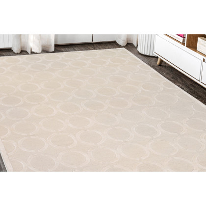 Pasargad Edgy Collection Hand-Tufted Silk and Wool Area Rug (PVNY-19 10X14) - 117'' x 165''