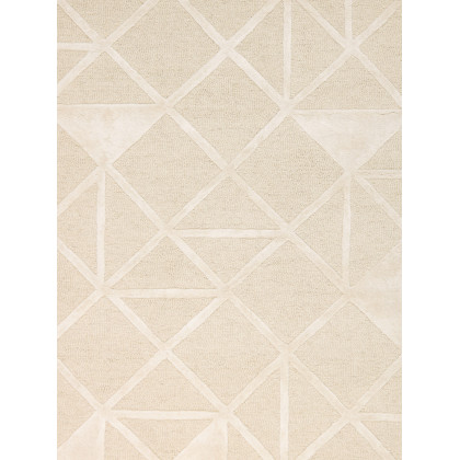 Pasargad Edgy Collection Hand-Tufted Bamboo Silk/Wool Area Rug - Ivory, 117" x 165" (pvny-25 10x14)