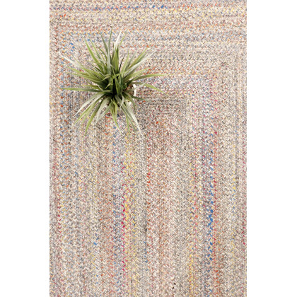 Pasargad Lagos Collection Handmade Poly Fabric Area Rug - Multi, 24" x 36" (py-01 2x3)