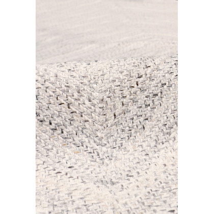 Pasargad Lagos Collection Handmade Poly Fabric Area Rug - Ivory, 72" x 72" (py-02 6x6)