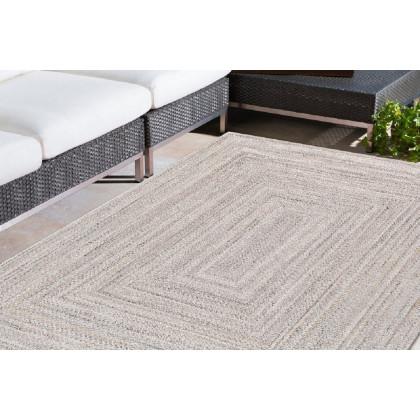 Pasargad Sagres Collection Handmade Indoor/Outdoor Area Rug (PY-04 4X6) - 48'' x 72''