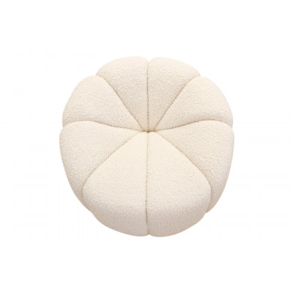 Pasargad - Pompeii Cream Poly Fabric Lounge Chair