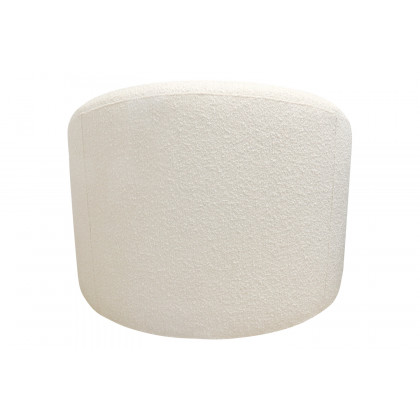 Pasargad Sienna Collection Modern Swivel Chair - White