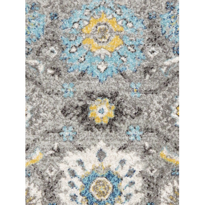 Pasargad Chelsea Collection Power-Loomed Polypropylene/Polyester Area Rug - Silver, 48" x 72" (rc-5586ss 4x6)