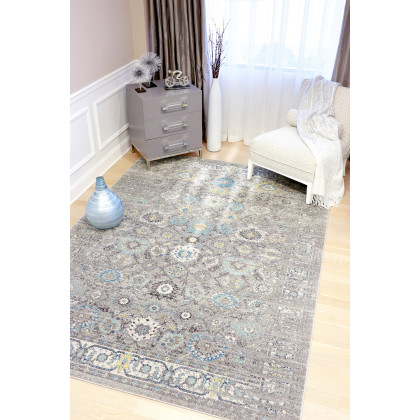 Pasargad Chelsea Design Power Loom Area Rug (RC-5586SS 6'7X9) - 79'' x 108''