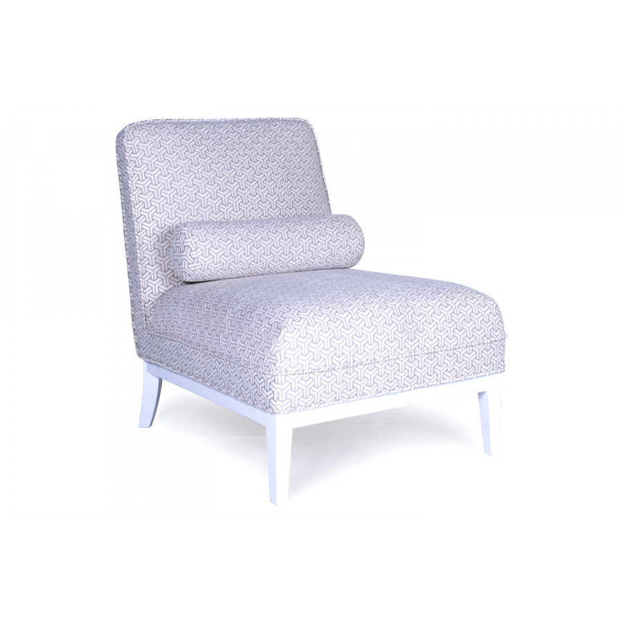 Pasargad - Firenze Collection Upholster Lounge Chair with Pillow