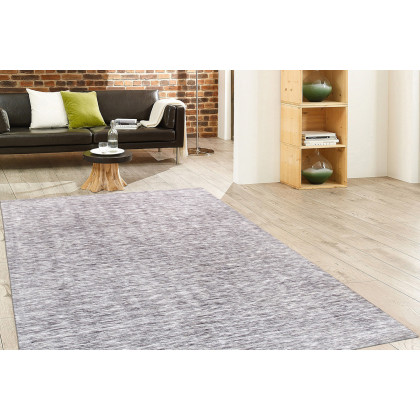 Pasargad - Transitional Collection Hand-Loomed Polyester and Cotton Area Rug 60'' x 96'' (RENO-08 5X8)