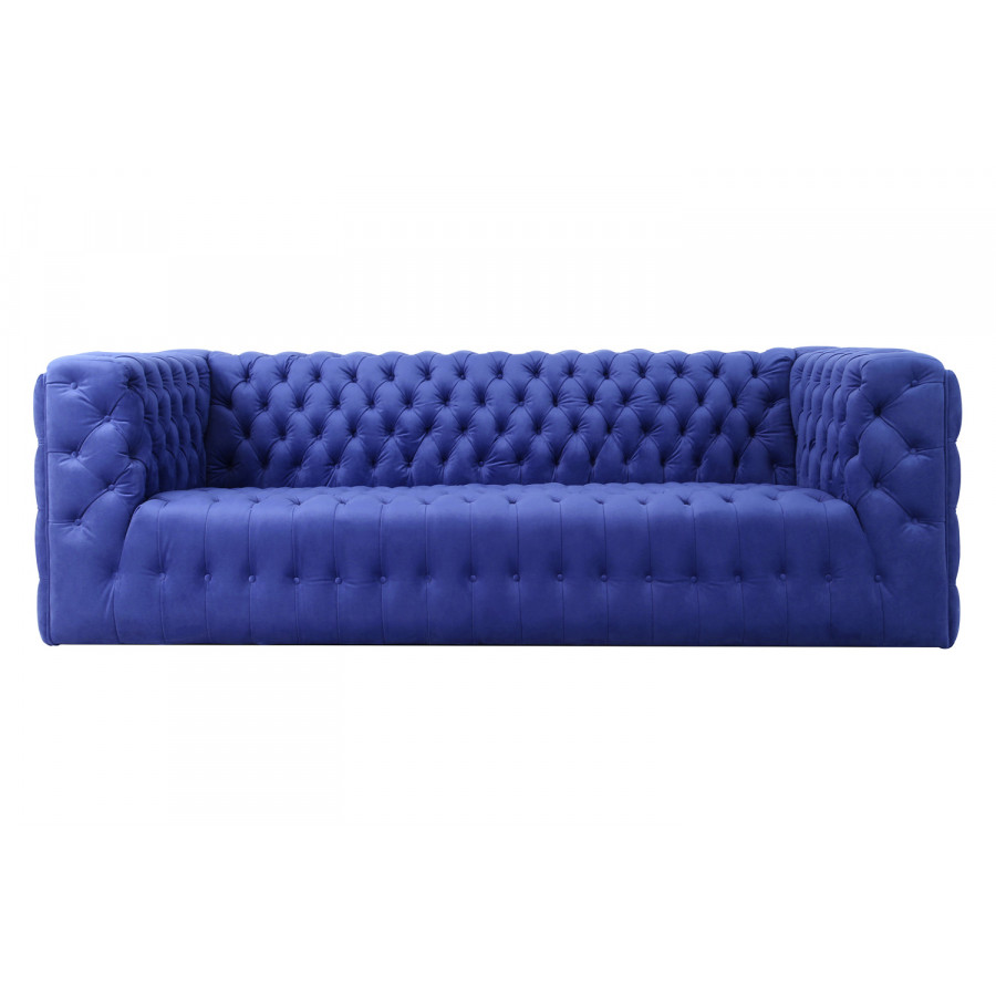 Pasargad - Vicenza Collection Velvet Tufted Sofa