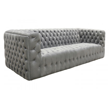 Pasargad - Vicenza Collection Velvet Tufted Sofa