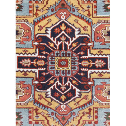 Pasargad - Serapi Collection Hand-Knotted Wool Area Rug in L. Blue/Ivory, 109" x 142" (T-111 9x12)