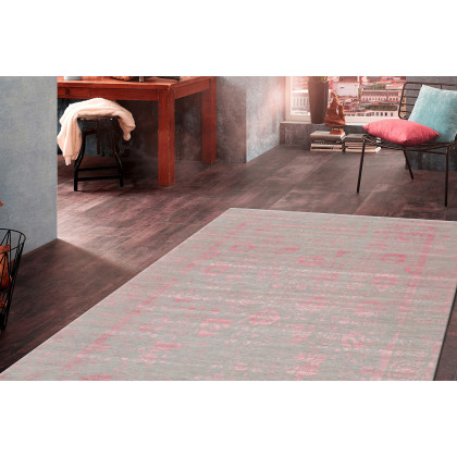 Pasargad Transitional Collection Hand-Knotted Silk and Wool Area Rug (VASE-3BP 9X12) - 107'' x 141''