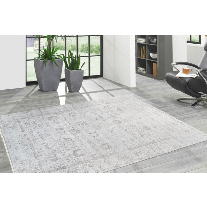Pasargad - Transitiona Collection Hand-Knotted Silk and Wool Area Rug 108'' x 144'' (VASE-3JBB 9X12)