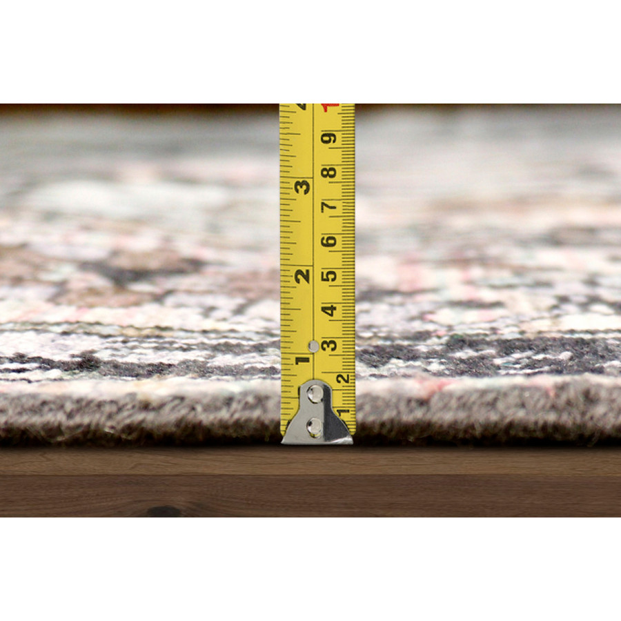 Pasargad - Transitional Collection Hand-Knotted Charcoal Bamboo Silk and Wool Area Rug 108'' x 144'' (VASE-469 9X12)