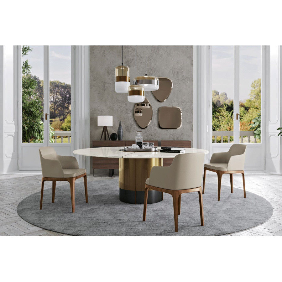 Piermaria Leandro Table Ø 160 Marble