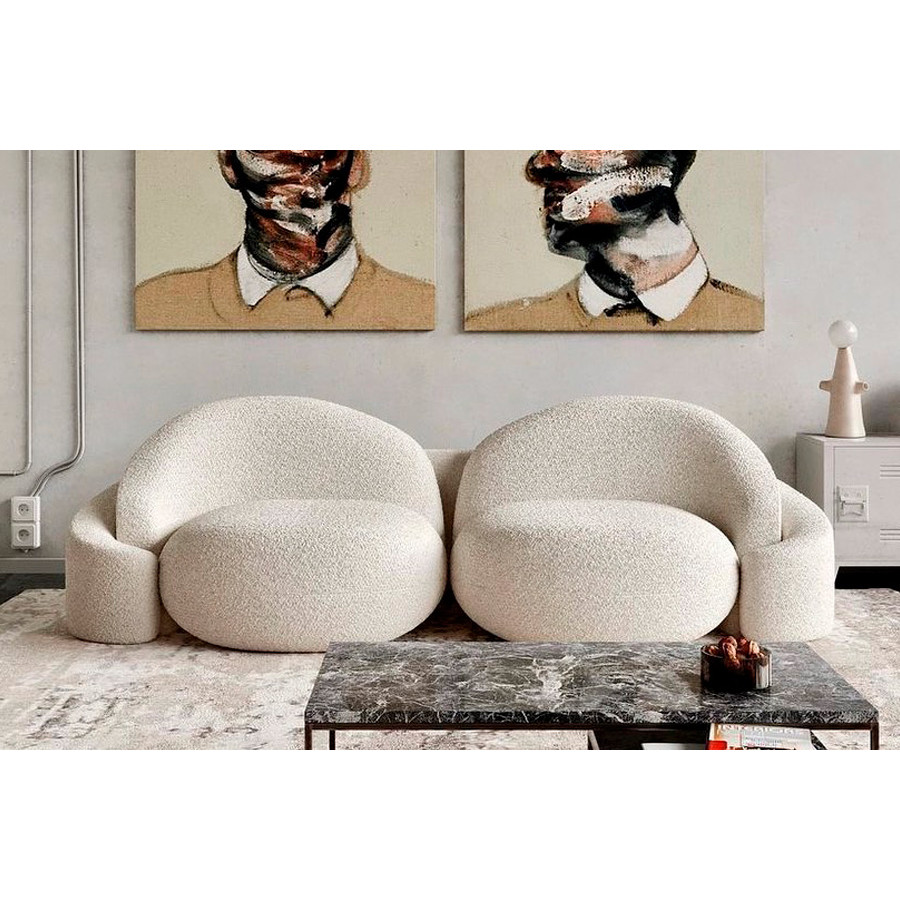 Plyus - Lovers Sofa in Fabric