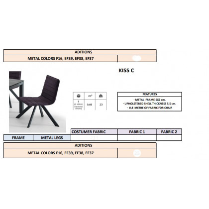 Pure Designs - Crossfire Table w/Kiss Chairs Set