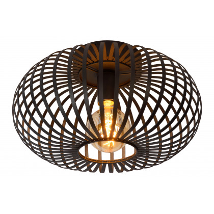 Renwil Ivy Flush Mount Lighting - Black Powder