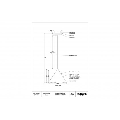 Renwil - Cinder Pendant Lighting