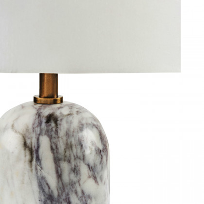 Renwil Arla Table Lamp - White Marble