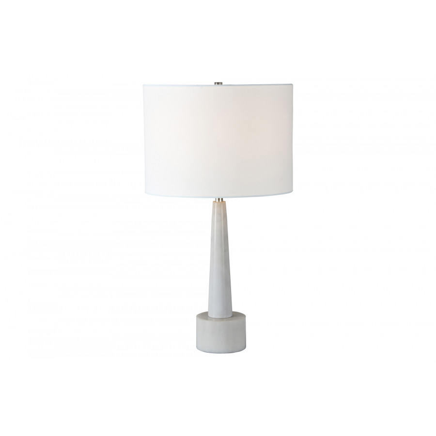 Renwil Normanton Table Lamp - White Marble