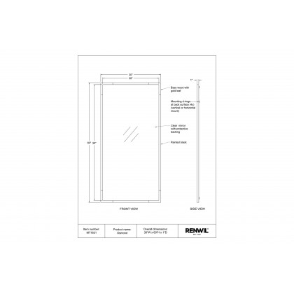 Renwil - Osmond Wall Mirror