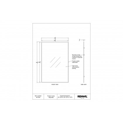 Renwil - Reynolds Wall Mirror