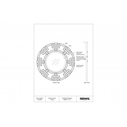 Renwil - Tropez Wall Mirror