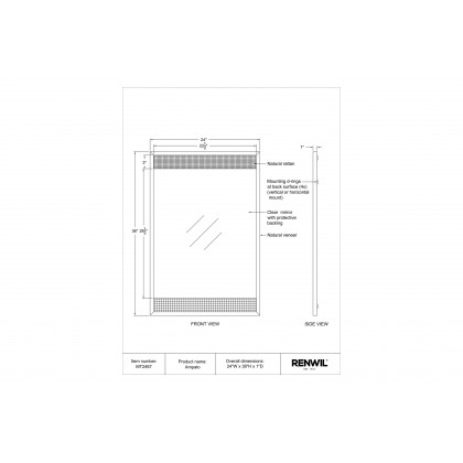 Renwil - Ampato Wall Mirror