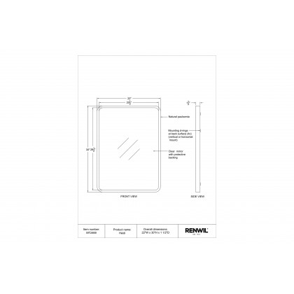 Renwil - Heidi Wall Mirror