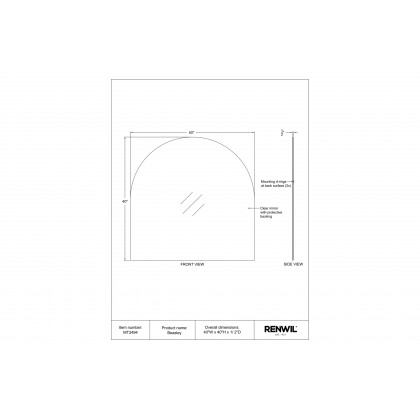 Renwil - Beasley Wall Mirror