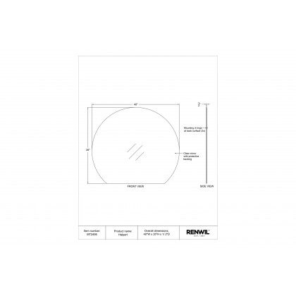 Renwil - Halpert Wall Mirror