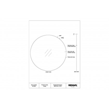 Renwil - Grady Wall Mirror