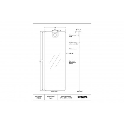 Renwil - Kepler Wall Mirror