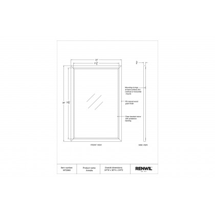 Renwil - Armelle Wall Mirror