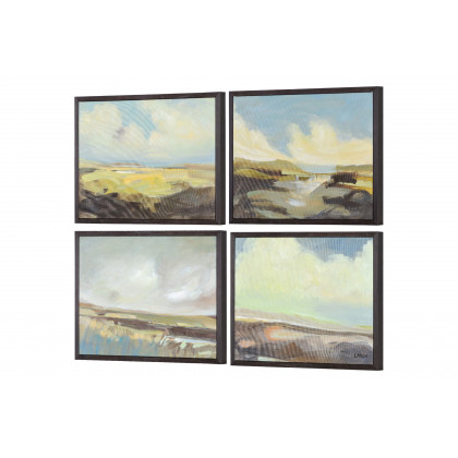 Renwil - Argyle Wall Art Set Of 4