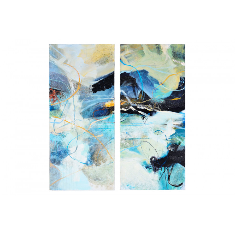 Renwil - Aquarius Wall Art Set Of 2