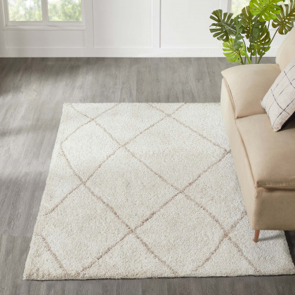 Renwil Allen 10002 Rug - Off-White/Champagne, 7,1" X 10,2"