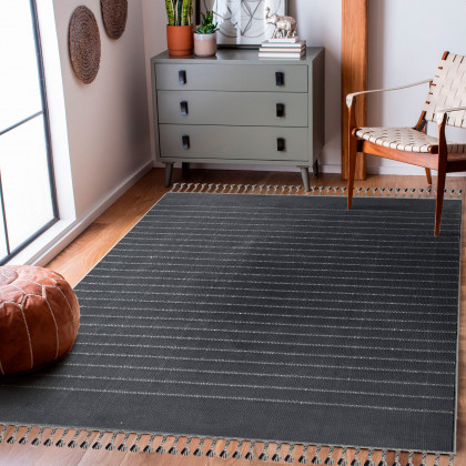 Renwil Ambrose 10418 Runner Rug - Navy/Gray, 2,6" X 10"