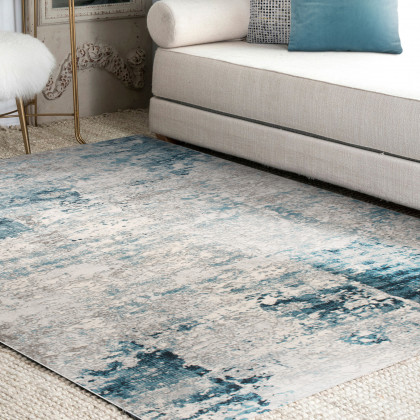 Renwil Ariella 18603 Rug - Blue/Gray, 9,1" X 13,1"