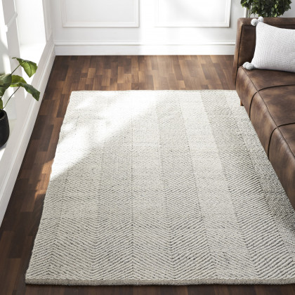 Renwil Malur Rug - Ivory/Silver, 9,11" x 13,3"
