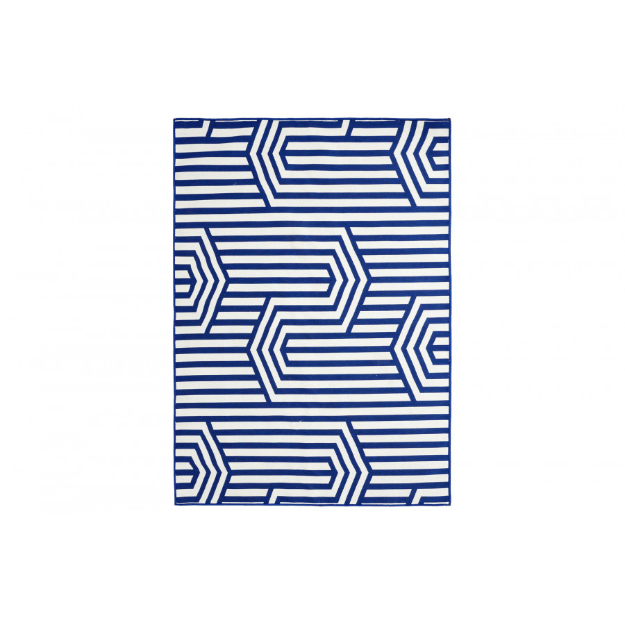 Renwil Bluebell Rug - Blue/White, 5" X 8"