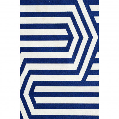 Renwil Bluebell Rug - Blue/White, 5" X 8"