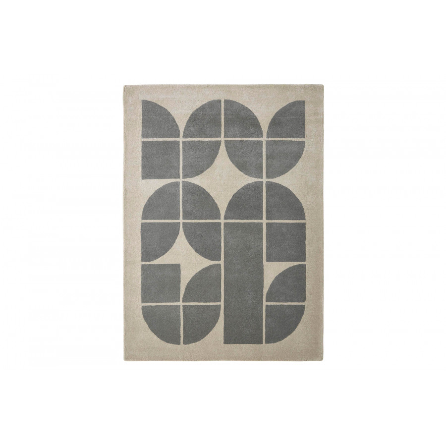 Renwil Perseverance Rug - Oatmeal/Charcoal, 9,1" X 13,1"